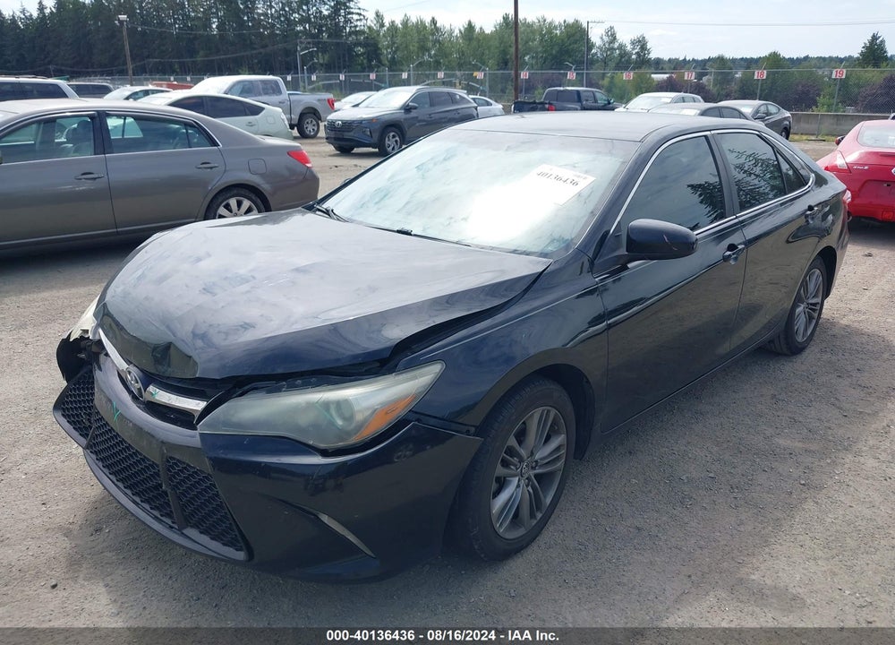 2015 TOYOTA CAMRY SE VIN: 4T1BF1FK6FU012429