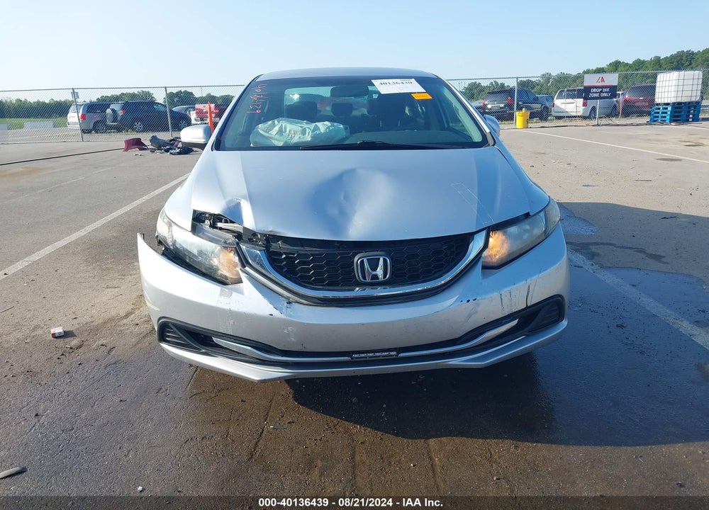 2014 HONDA CIVIC LX VIN: 19XFB2F50EE032660