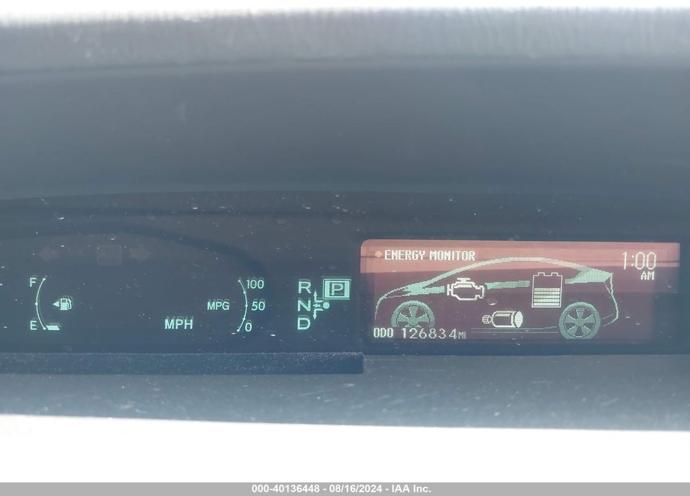 2011 TOYOTA PRIUS TWO VIN: JTDKN3DU2B1389343