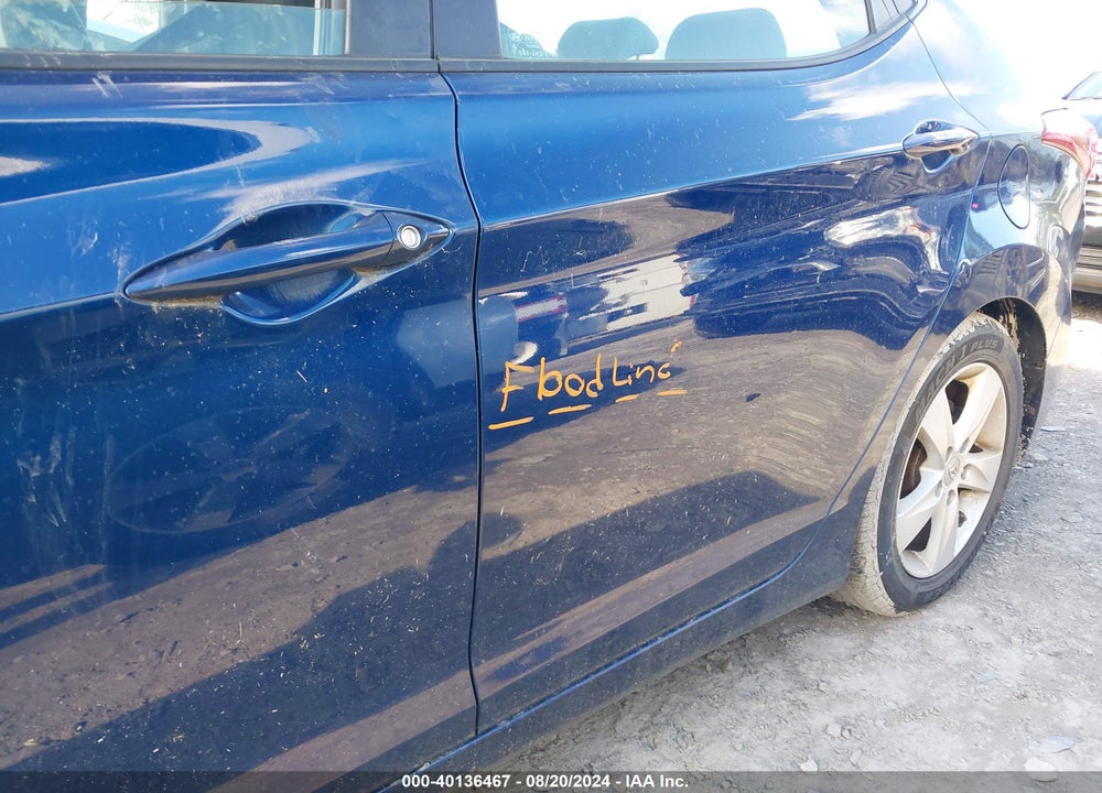 2013 HYUNDAI ELANTRA GLS VIN: KMHDH4AE3DU788424