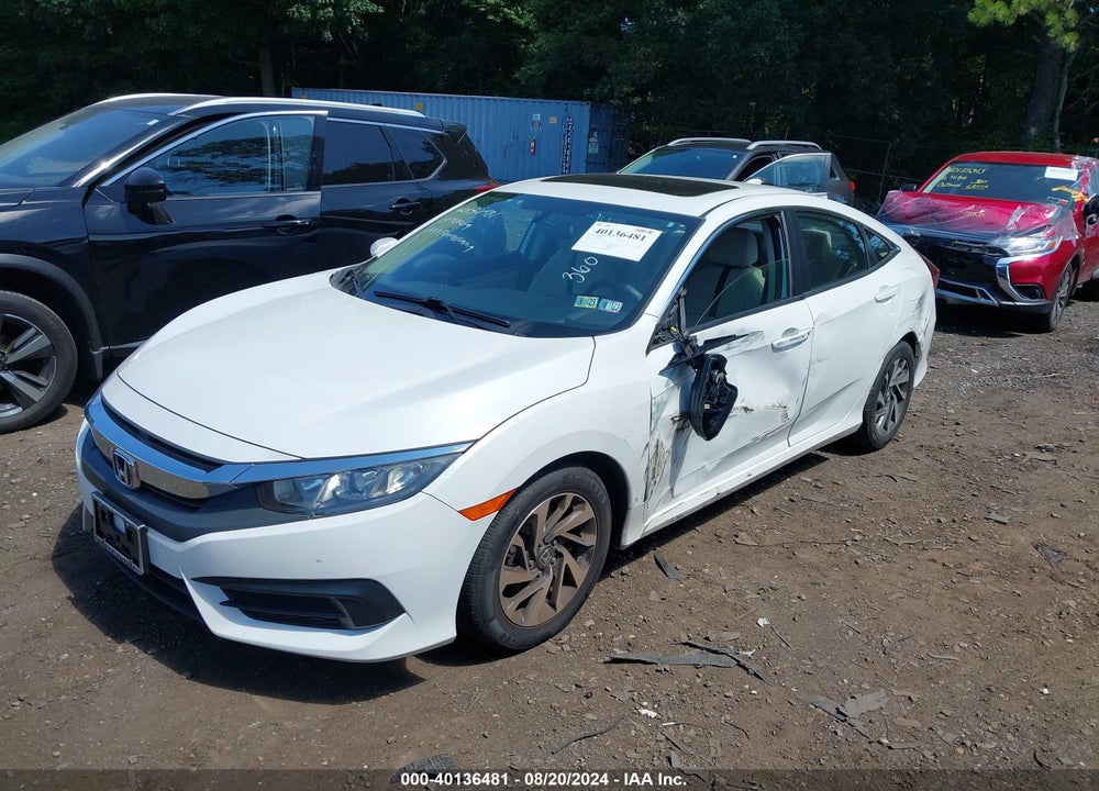 2018 HONDA CIVIC EX VIN: 2HGFC2F71JH573358