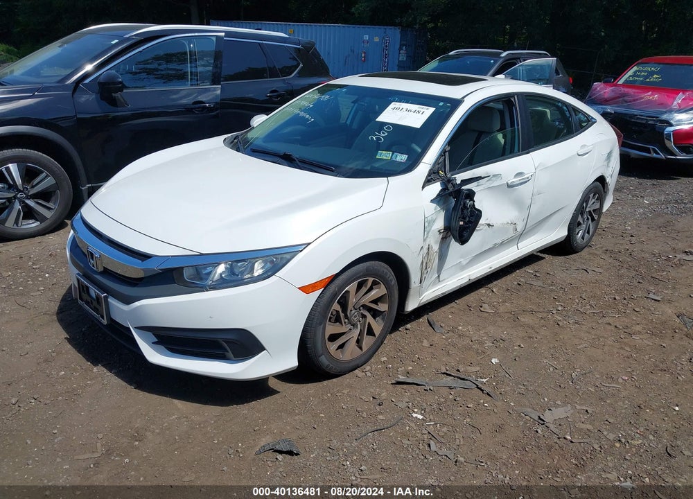 2018 HONDA CIVIC EX VIN: 2HGFC2F71JH573358