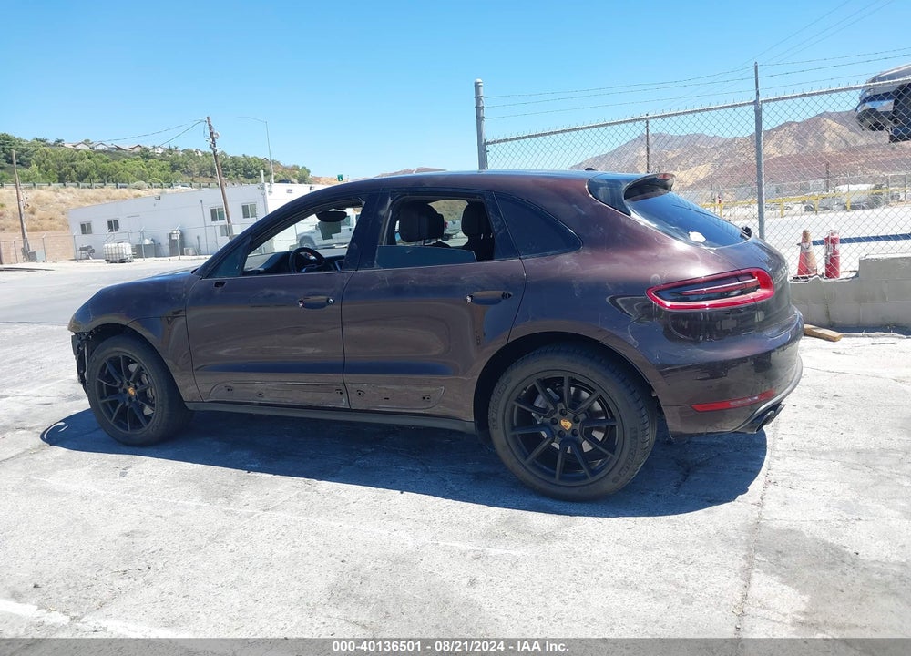 2016 PORSCHE MACAN S VIN: WP1AB2A58GLB45797