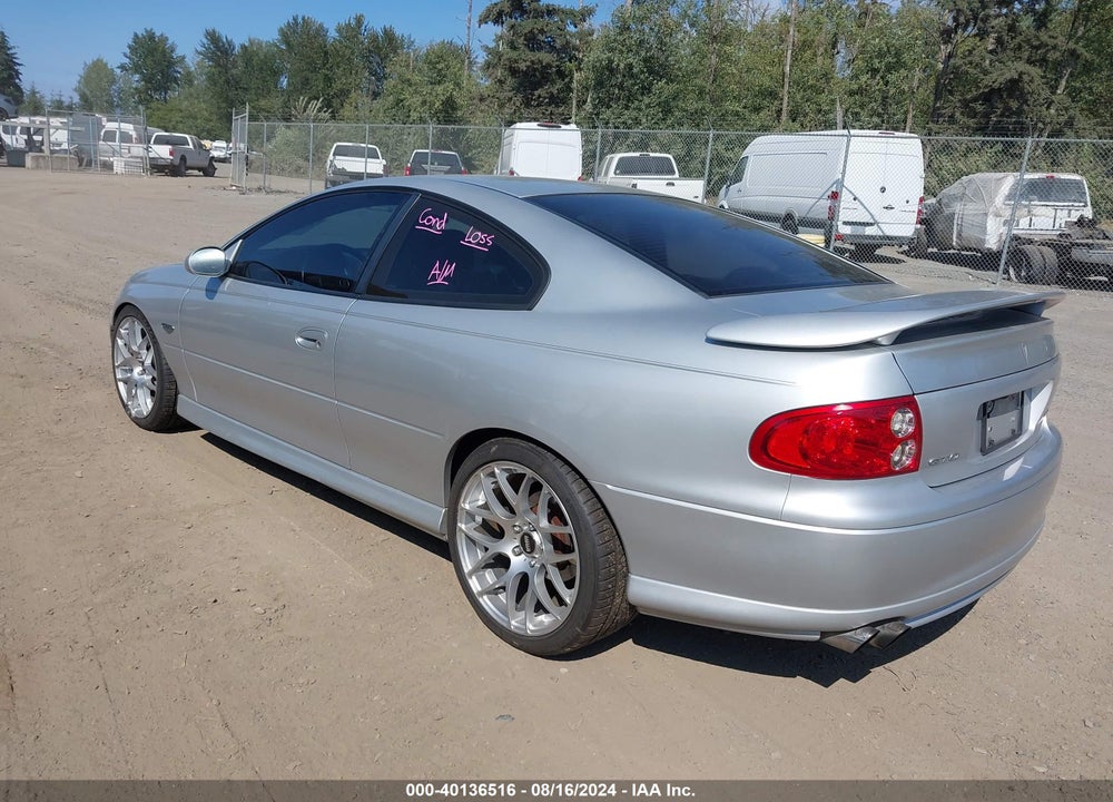 2004 PONTIAC GTO VIN: 6G2VX12G54L232672