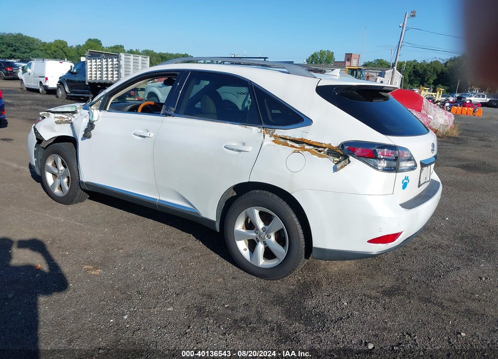 2012 LEXUS RX 350 VIN: 2T2BK1BA7CC122956