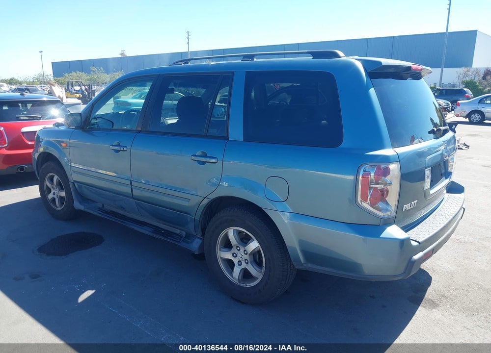 2007 HONDA PILOT EX-L VIN: 5FNYF28537B025953