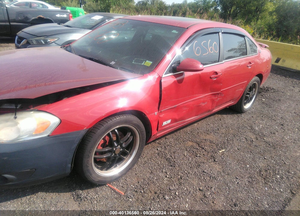 2008 CHEVROLET IMPALA  SS VIN: 2G1WD58C681196383