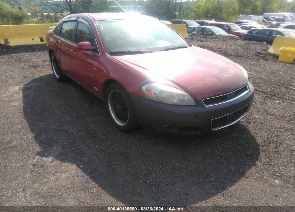 2008 CHEVROLET IMPALA  SS VIN: 2G1WD58C681196383