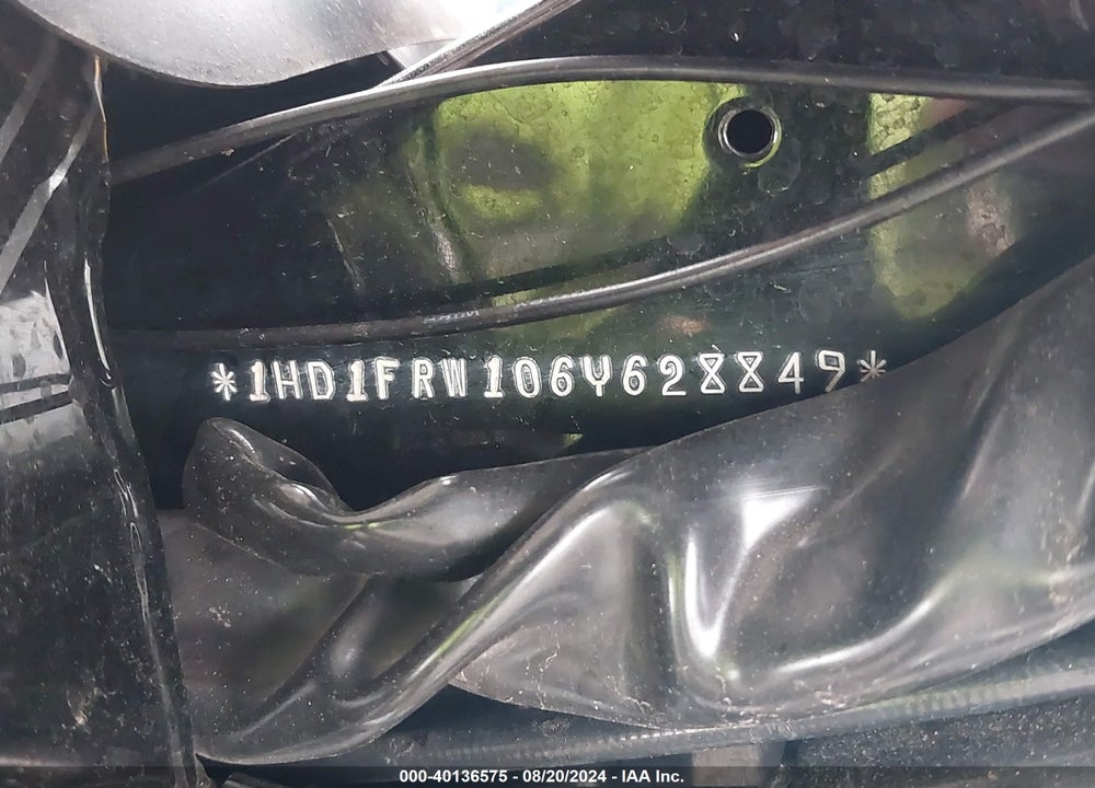 2006 HARLEY-DAVIDSON FLHRCI VIN: 1HD1FRW106Y628849