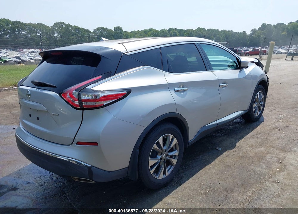 2015 NISSAN MURANO S VIN: 5N1AZ2MH9FN274911