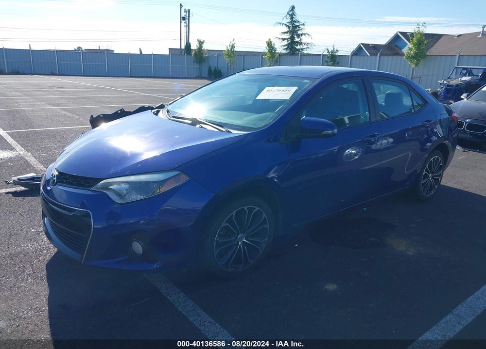 2016 TOYOTA COROLLA S PLUS VIN: 5YFBURHE3GP401964
