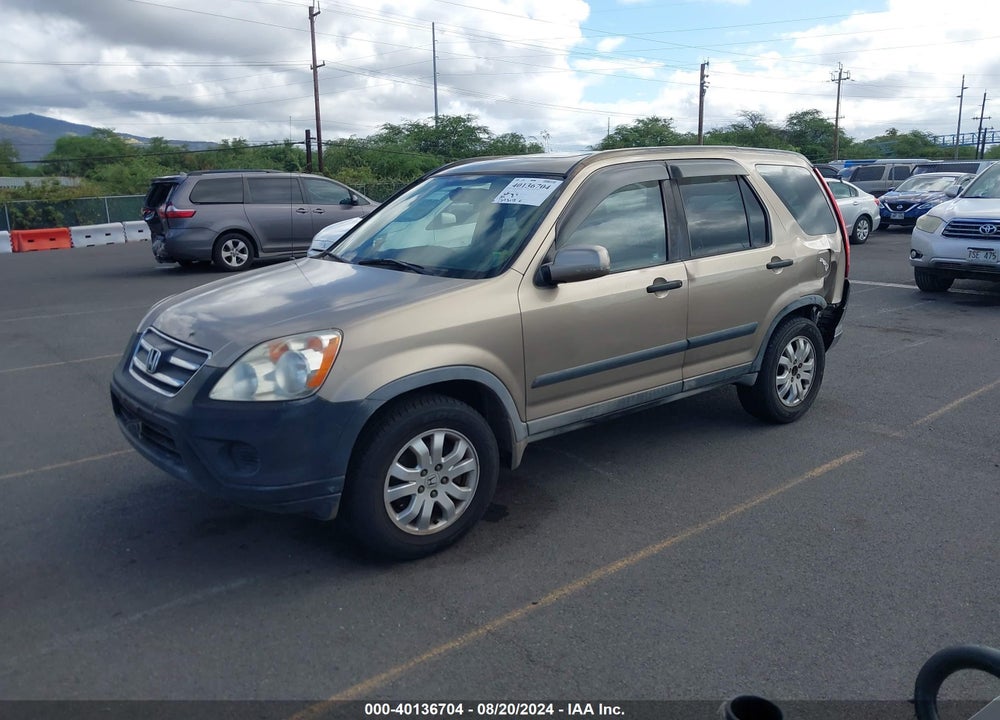 2005 HONDA CR-V EX VIN: JHLRD78845C009288