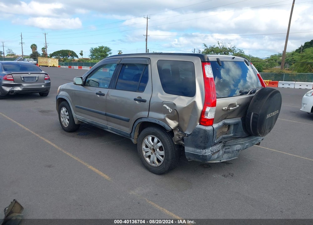 2005 HONDA CR-V EX VIN: JHLRD78845C009288