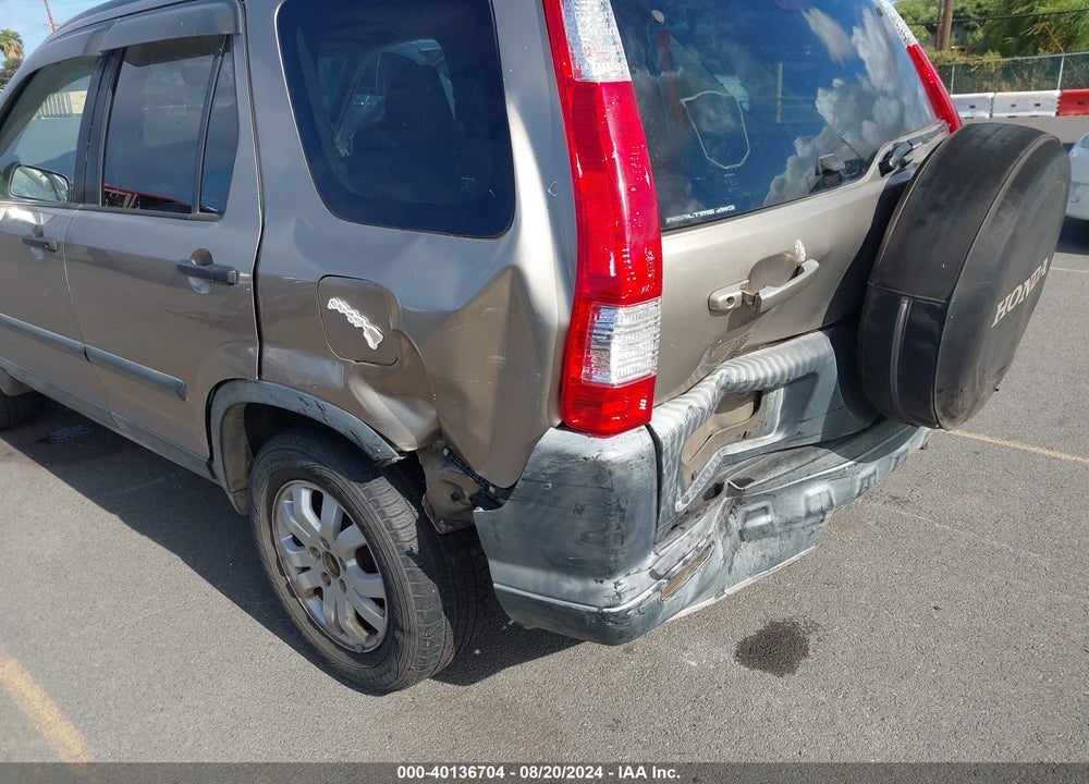 2005 HONDA CR-V EX VIN: JHLRD78845C009288