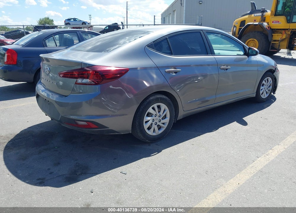 2019 HYUNDAI ELANTRA SE VIN: 5NPD74LF6KH436667