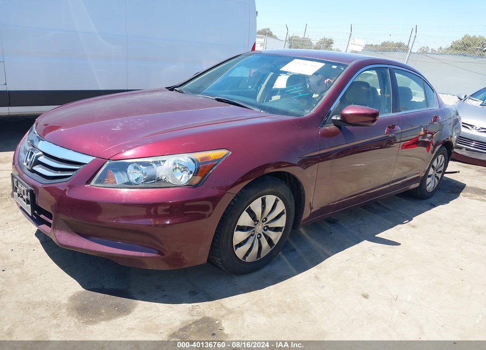 2012 HONDA ACCORD 2.4 LX VIN: 1HGCP2F37CA105902