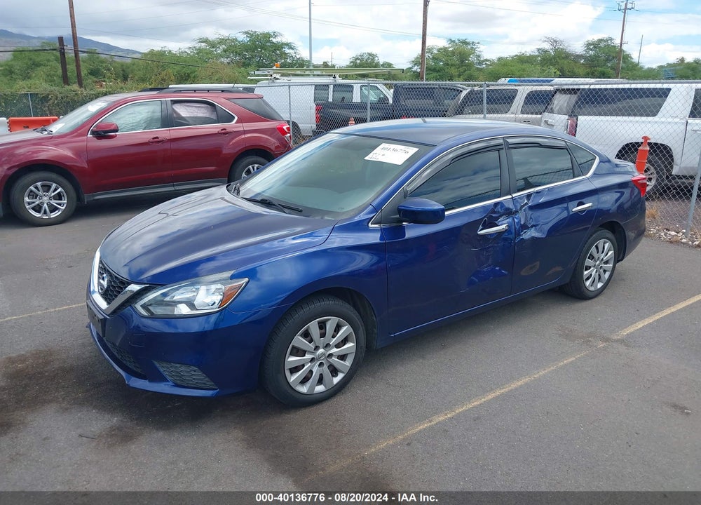 2016 NISSAN SENTRA VIN: 3N1AB7AP7GY222170