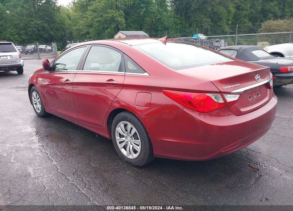 2013 HYUNDAI SONATA GLS VIN: 5NPEB4AC6DH535410