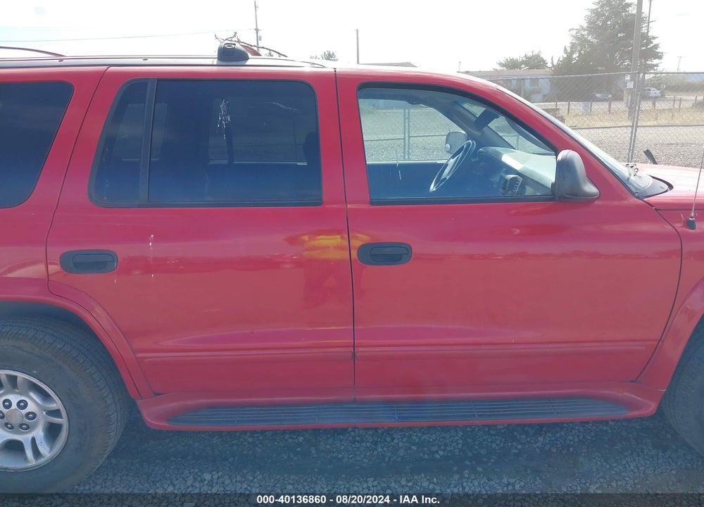 2003 DODGE DURANGO SLT VIN: 1D4HS48N33F624707