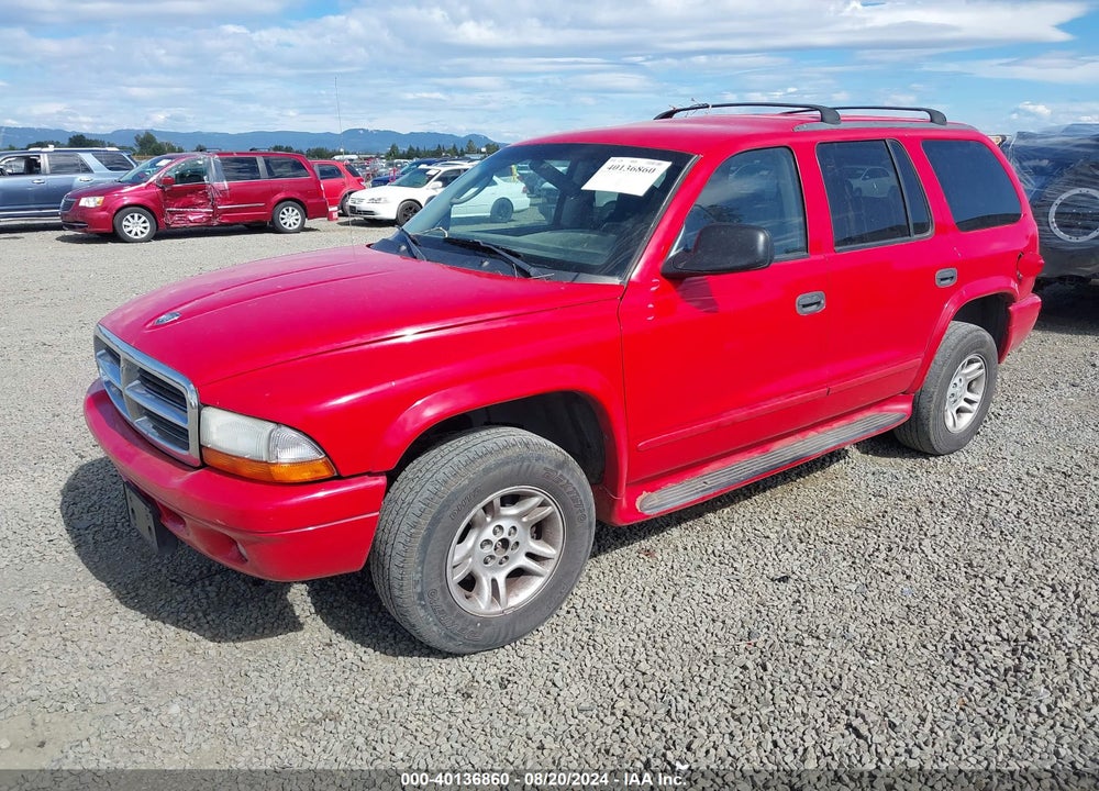 2003 DODGE DURANGO SLT VIN: 1D4HS48N33F624707