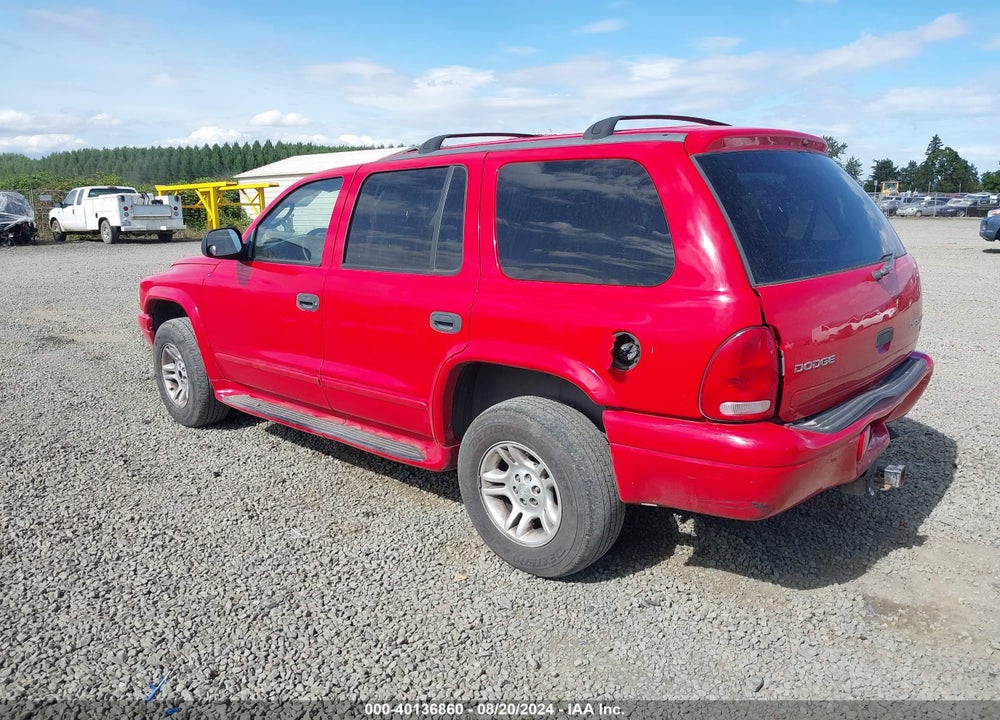 2003 DODGE DURANGO SLT VIN: 1D4HS48N33F624707