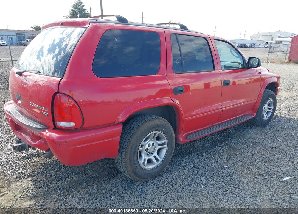 2003 DODGE DURANGO SLT VIN: 1D4HS48N33F624707