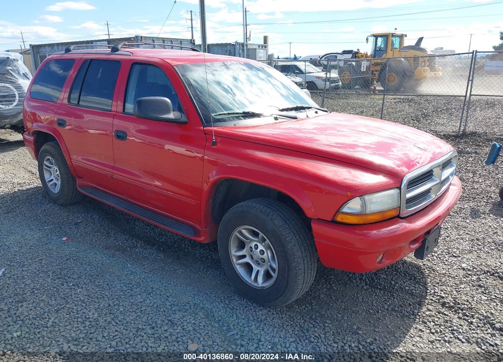 2003 DODGE DURANGO SLT VIN: 1D4HS48N33F624707