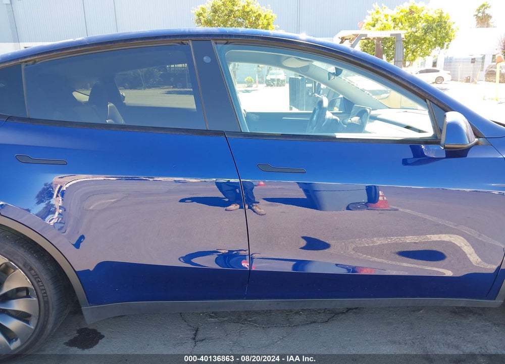 2022 TESLA MODEL Y PERFORMANCE DUAL MOTOR ALL-WHEEL DRIVE VIN: 7SAYGDEF9NF553504