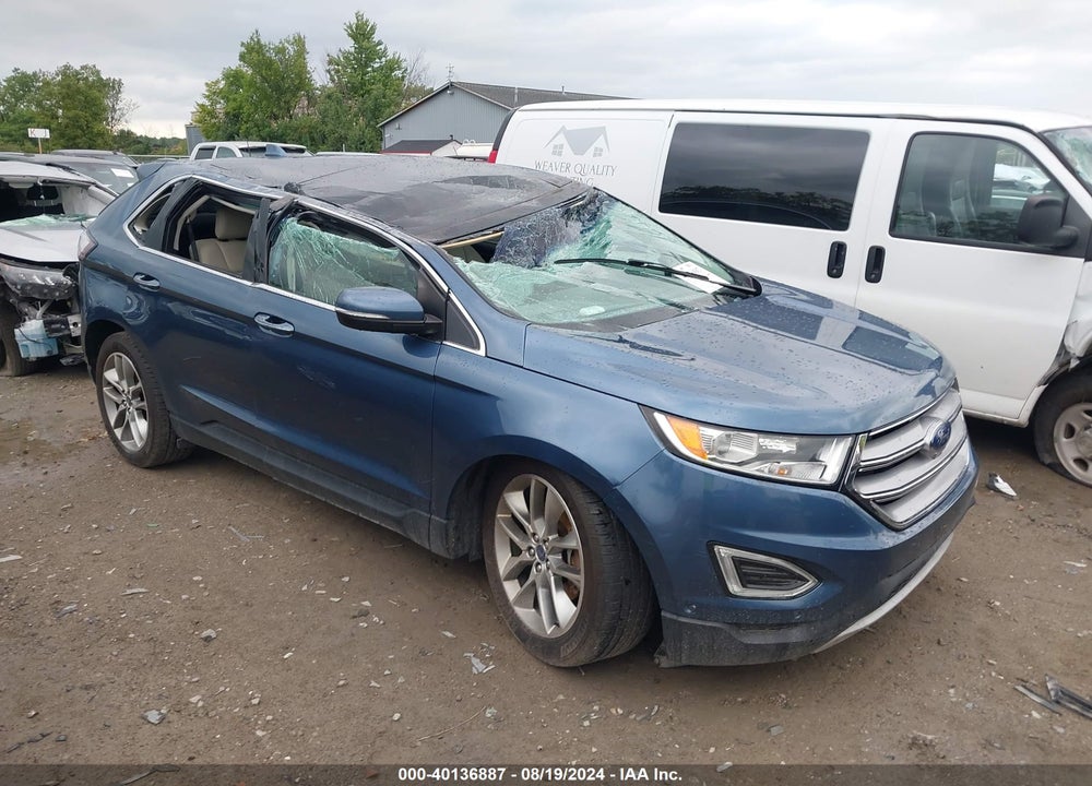 2018 FORD EDGE TITANIUM VIN: 2FMPK4K89JBB78133