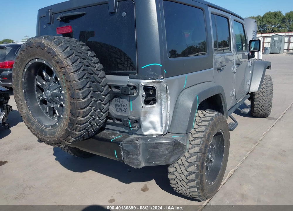 2017 JEEP WRANGLER UNLIMITED WILLY WHEELER 4X4 VIN: 1C4BJWDG8HL539959
