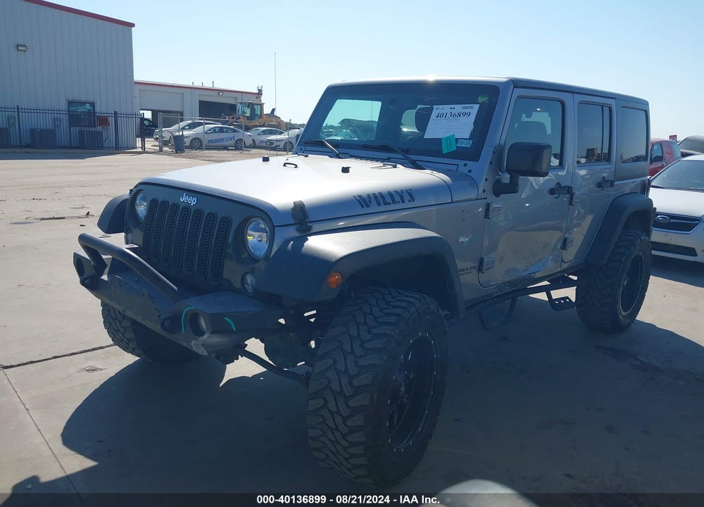 2017 JEEP WRANGLER UNLIMITED WILLY WHEELER 4X4 VIN: 1C4BJWDG8HL539959