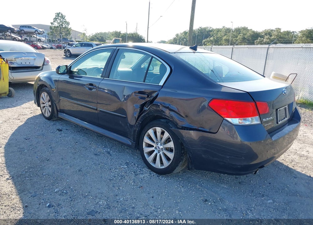 2012 SUBARU LEGACY 2.5I LIMITED VIN: 4S3BMBL66C3006686