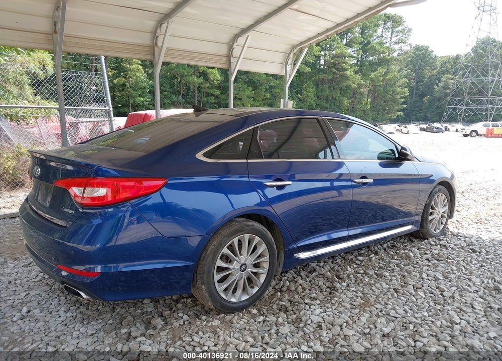 2015 HYUNDAI SONATA LIMITED VIN: 5NPE34AF4FH083354