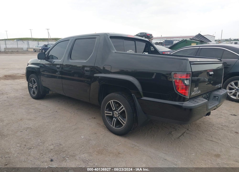 2013 HONDA RIDGELINE SPORT VIN: 5FPYK1F76DB001756
