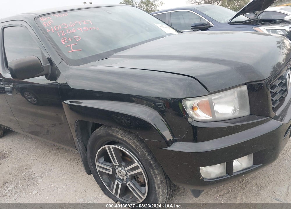 2013 HONDA RIDGELINE SPORT VIN: 5FPYK1F76DB001756