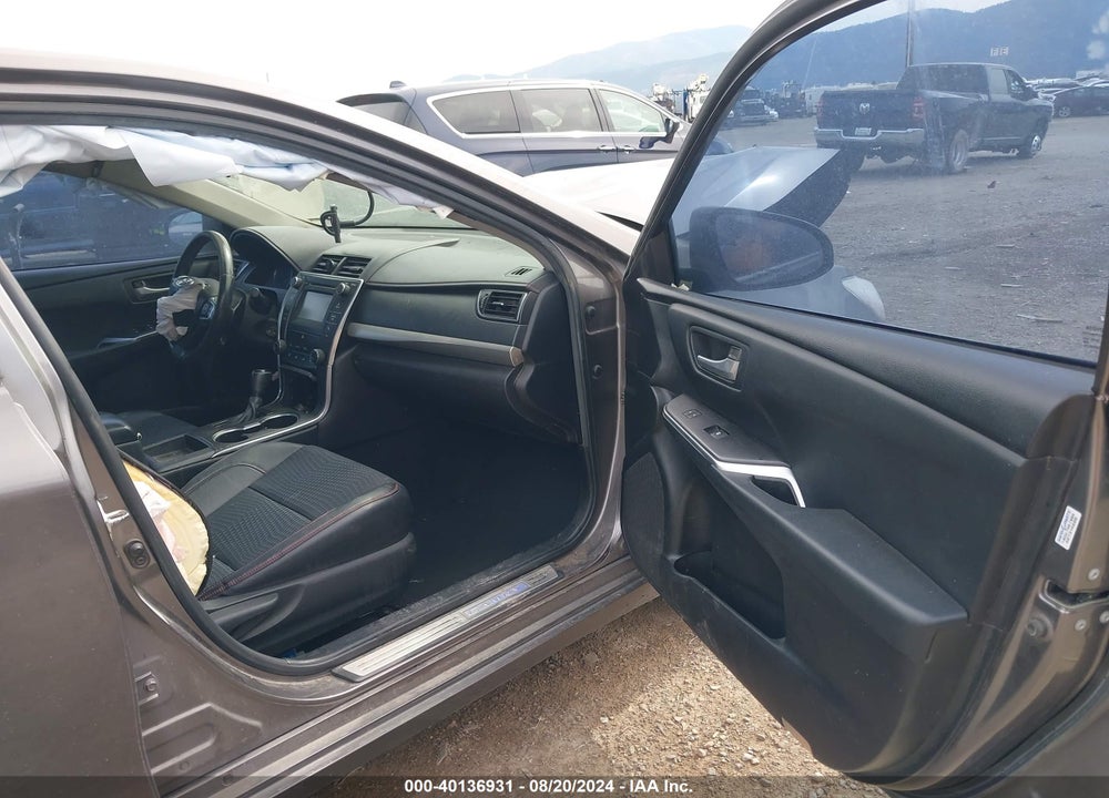 2015 TOYOTA CAMRY SE VIN: 4T1BF1FK3FU007219