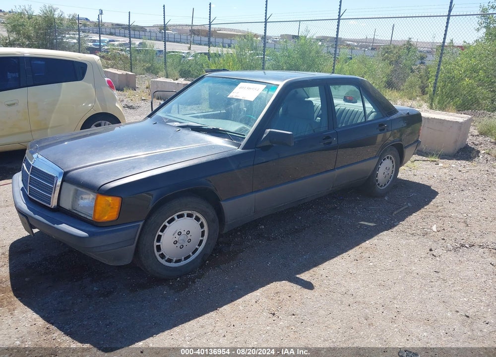 1990 MERCEDES-BENZ 190 E 2.6 VIN: WDBDA29D6LF724825
