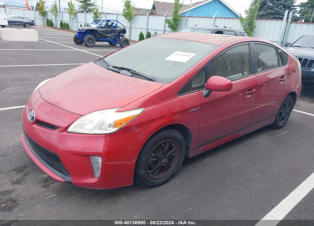 2013 TOYOTA PRIUS THREE VIN: JTDKN3DU2D1689452