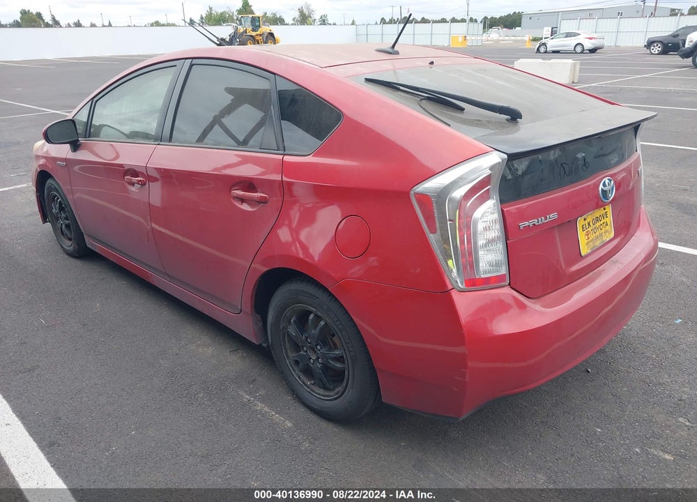 2013 TOYOTA PRIUS THREE VIN: JTDKN3DU2D1689452
