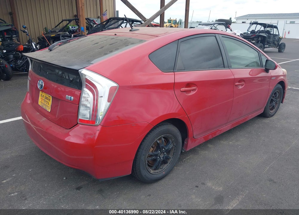 2013 TOYOTA PRIUS THREE VIN: JTDKN3DU2D1689452
