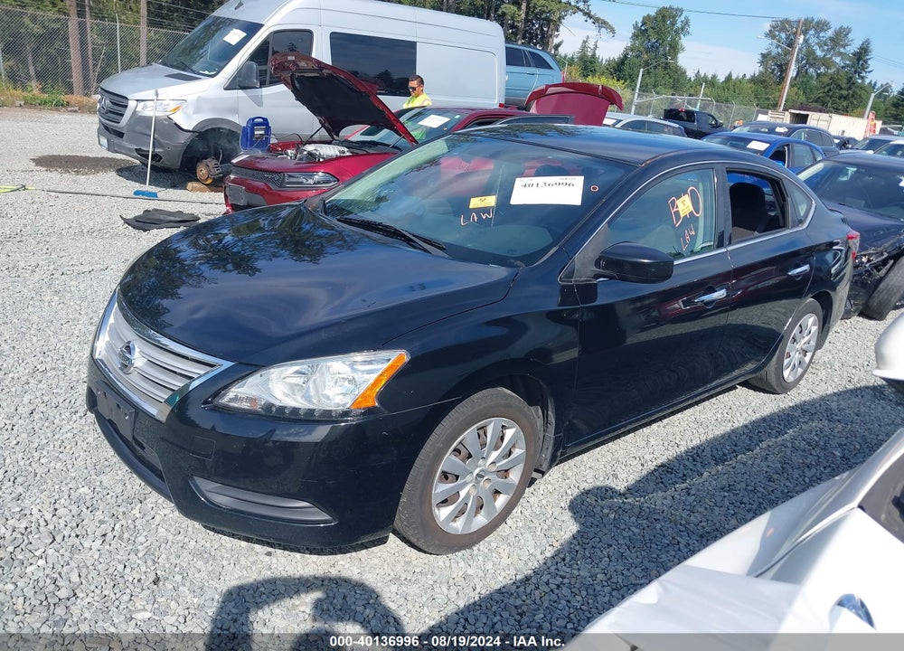 2015 NISSAN SENTRA SV VIN: 3N1AB7AP4FL687047