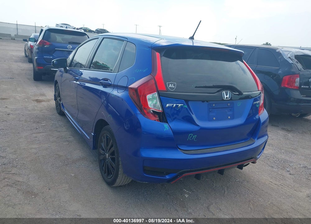 2018 HONDA FIT SPORT VIN: 3HGGK5H60JM734281