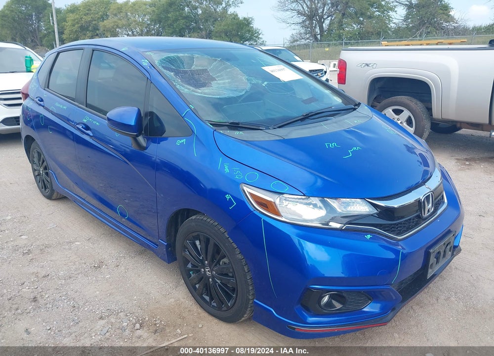 2018 HONDA FIT SPORT VIN: 3HGGK5H60JM734281