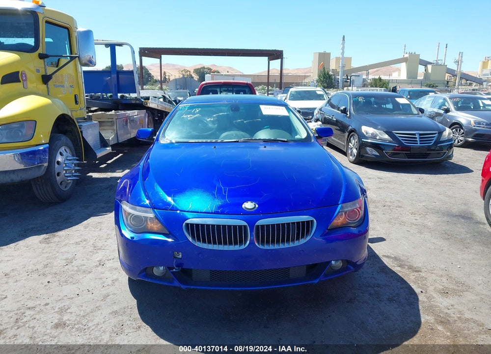 2004 BMW 645CI VIN: WBAEH73454B190858
