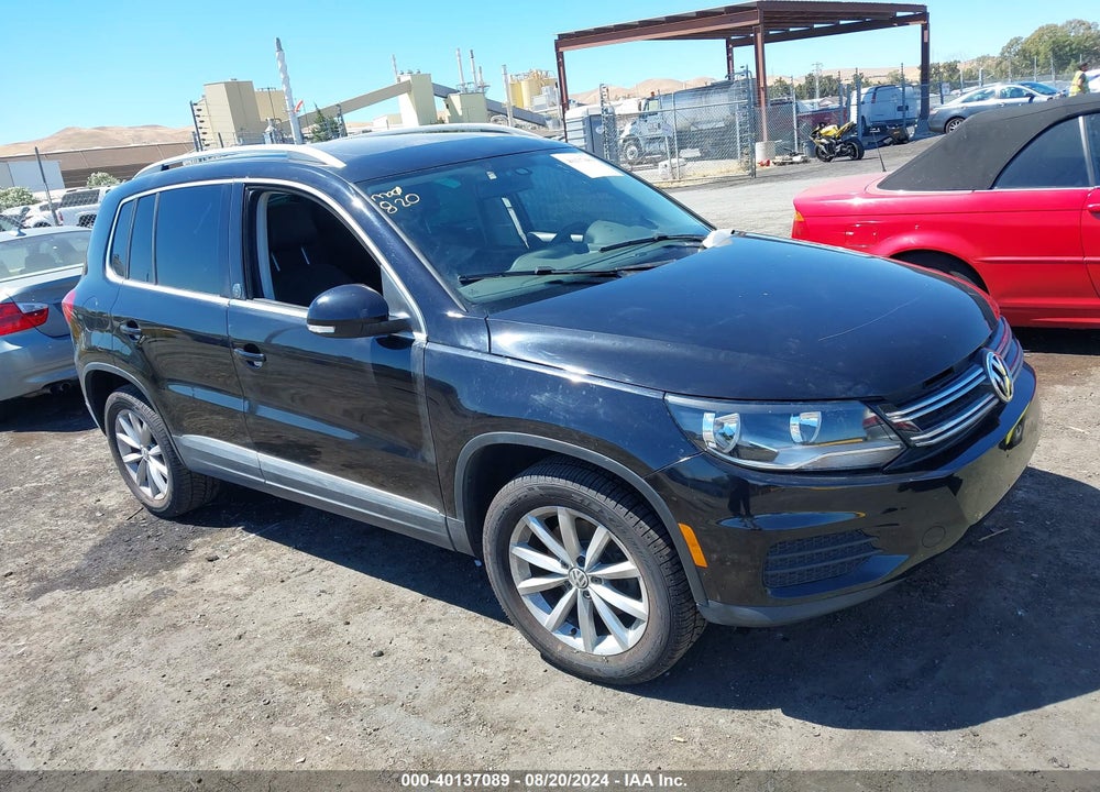 2017 VOLKSWAGEN TIGUAN 2.0T WOLFSBURG EDITION VIN: WVGRV7AX6HK007415