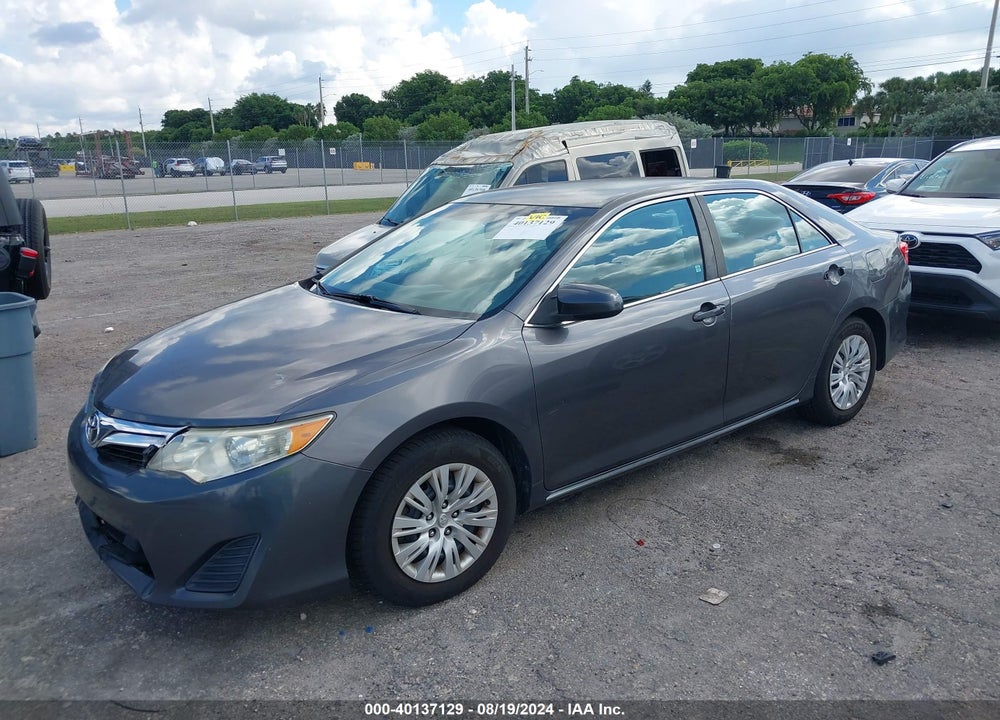 2013 TOYOTA CAMRY LE VIN: 4T1BF1FK0DU726022