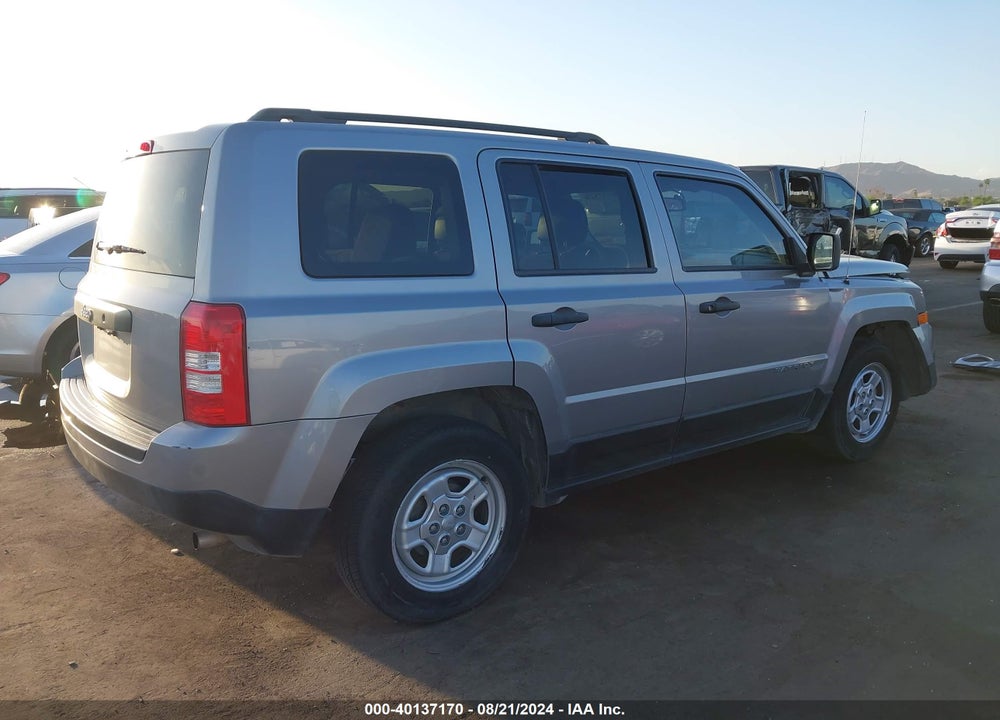 2016 JEEP PATRIOT SPORT VIN: 1C4NJPBB8GD807993