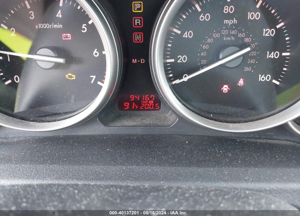 2010 MAZDA 6 I TOURING VIN: 1YVHZ8CH7A5M09622