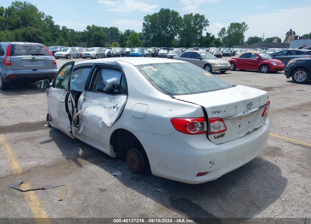 2013 TOYOTA COROLLA LE VIN: 2T1BU4EE2DC977998