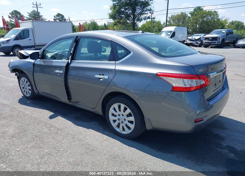 2015 NISSAN SENTRA SV VIN: 3N1AB7AP5FY374673